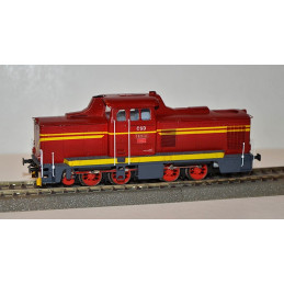 PRAGOMODEL Motorized rack locomotive T426.001 ČSD red roof, end lights 4th edition, analog H0