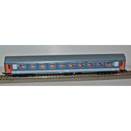 ROCO set of 3 passenger cars type Y/B-70 B, Bc, WLABm MÁV D 374/375 Vindobona/Hungaria, 4th edition, H0