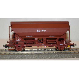 ROCO set of 3 Tdns ČD Cargo 2-axle hopper cars, 6th edition, H0
