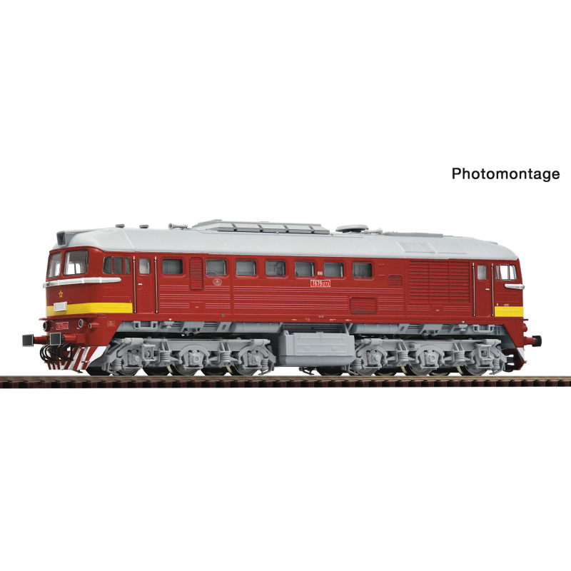 ROCO diesel locomotive T679.1273 ČSD "Sergej", 4th series, analog TT