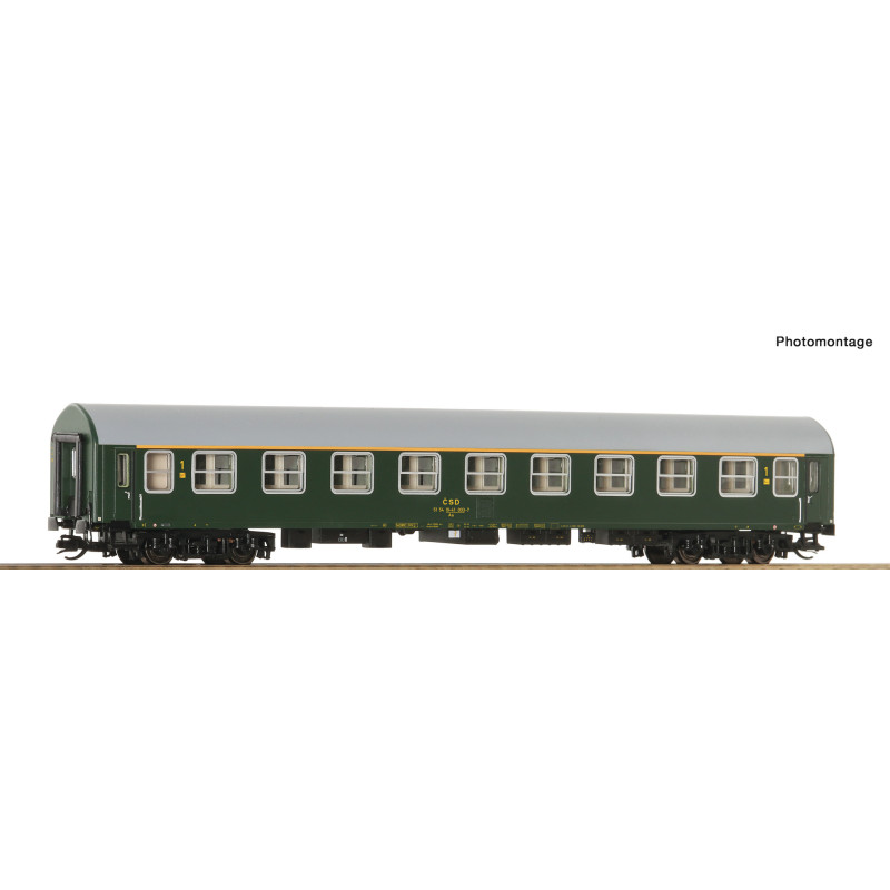 ROCO 4-axle passenger compartment car type Y/B-70 Aa 1st class ČSD, 4th series TT