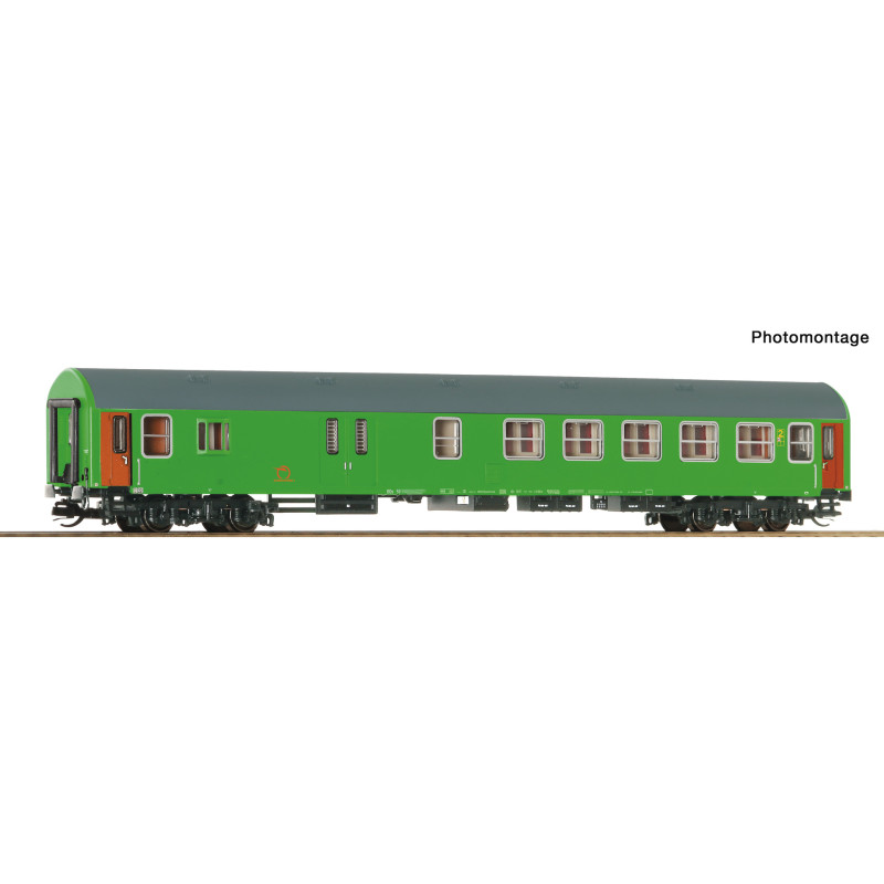 ROCO 4-axle passenger compartment car type Y/B-70 BDa 2nd class with ČSD service compartment, 5th - 6th edition TT