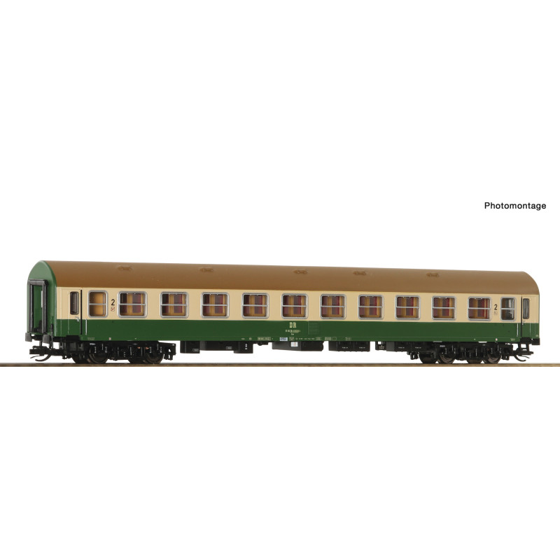 ROCO  4-axle passenger compartment car type Y/B-70 Bme 2nd class DR (3rd operating number), 4th edition  TT