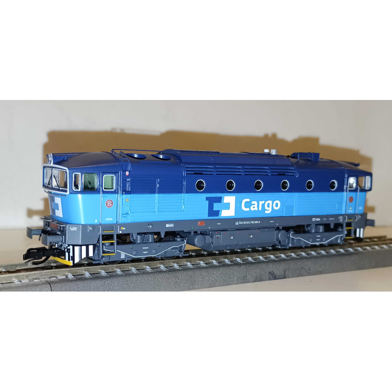 ROCO diesel locomotive 750.330-3 ČDC "Brejlovec," 6th edition, digital + sound   TT
