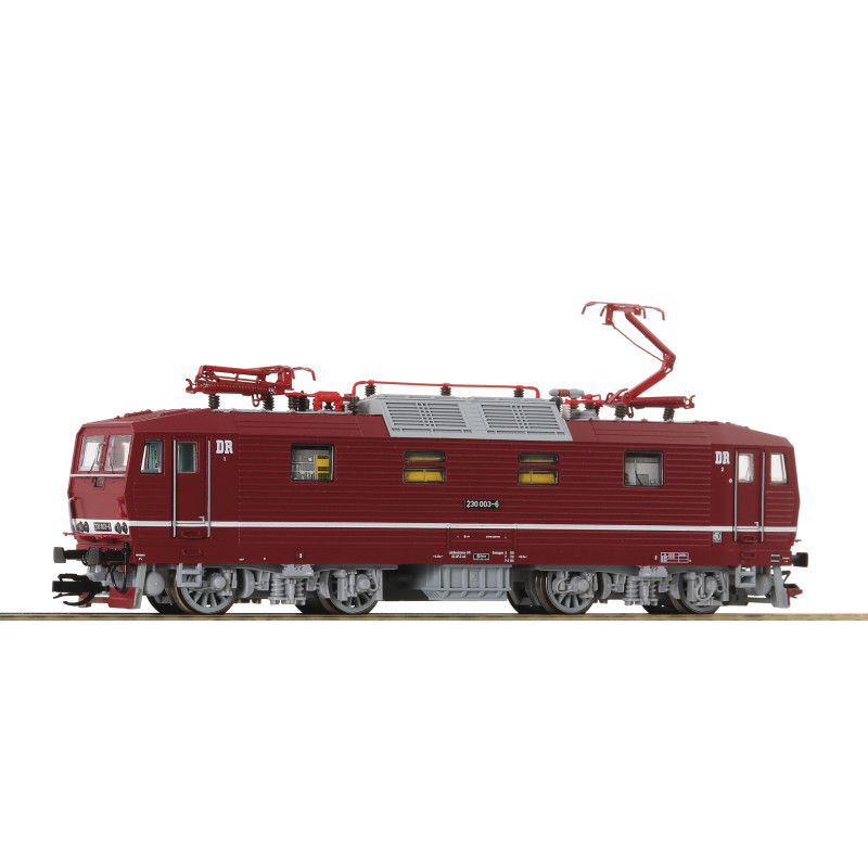 ROCO electric dual-system locomotive 230.003-6 DR "Bastard", 4.ep, digital + sound   TT