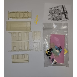 Jindra 2-axle narrow-gauge passenger car Ci/u 735 ČSD 2nd class, Košice Railway, 3rd series.