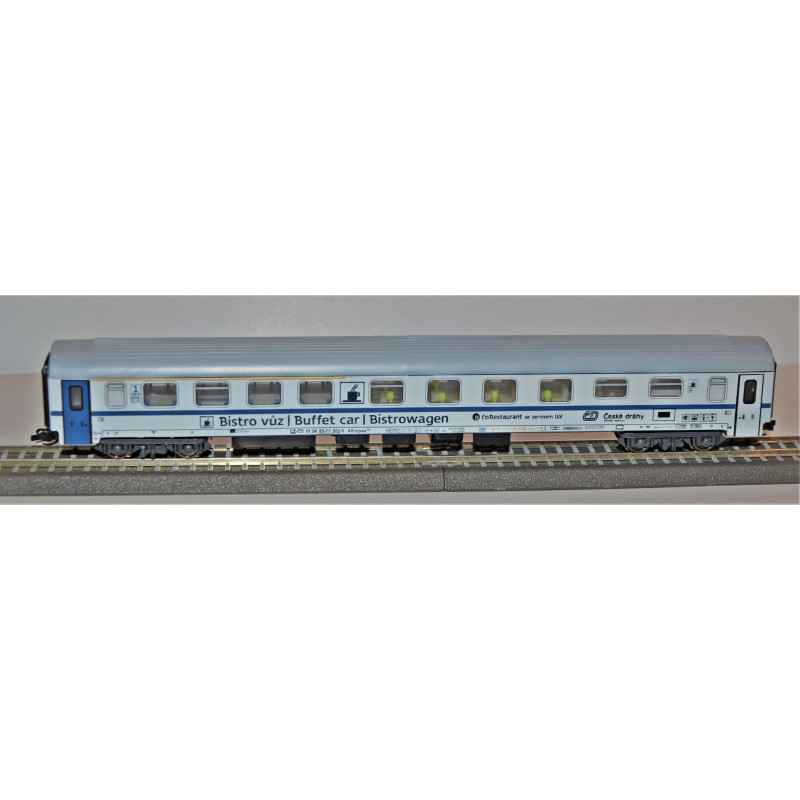 TT MODEL  4-axle bistro car with 1st class compartment ARmpee ČD, 6th series  TT