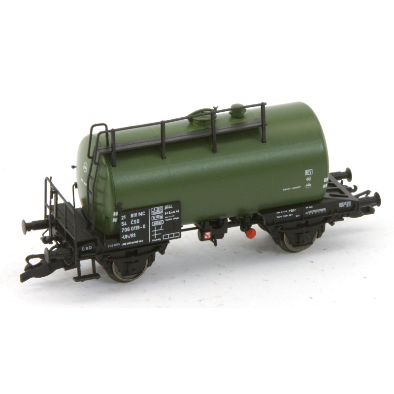 SAXONIA  2nápr. kotlový vůz Uh/Rt ČSD "Deutz", 4 ep.  TT