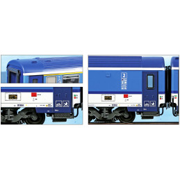 A.C.M.E. 55317 Set No. 1 EC 378/379 "Berliner" (Prague Main Station - Hamburg Altona), 6th edition. H0