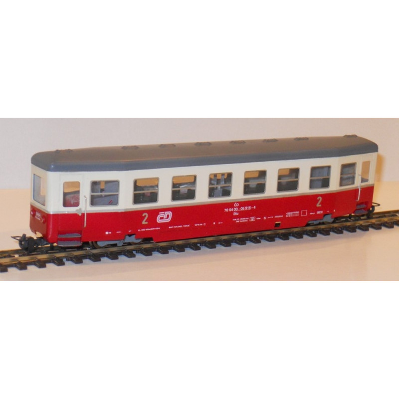 PRAGOMODEL  Btu ČD narrow-gauge trailer car,  gauge 9 mm (H0e scale), 5th edition H0/e
