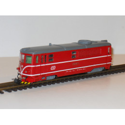 PRAGOMODEL  705.916 ČD narrow-gauge locomotive,  9 mm gauge (HOe scale), 5th-6th edition, analog  H0/e