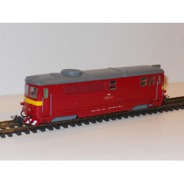 PRAGOMODEL  TU47.0015 ČSD narrow-gauge diesel locomotive,  9 mm gauge (HOe scale), 4th edition, analog  H0/e