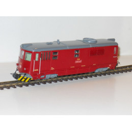 PRAGOMODEL  TU47.004 ČSD narrow-gauge diesel locomotive,  9 mm gauge (HOe scale), 4th edition, analog  H0/e