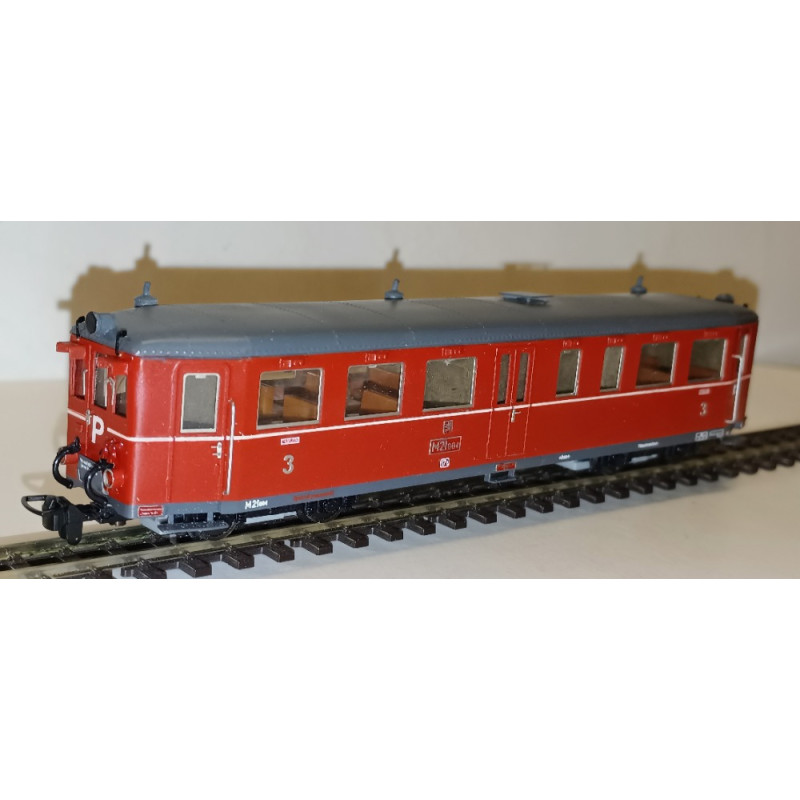PRAGOMODEL Motorový úzkorozchodný vůz M 21.0 ČSD, rozchod 9mm (měřítko H0e), 2. - 3.ep., analog  H0/e