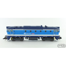 MTB Motor locomotive 754.028 ČD "Brejlovec," paint scheme "Najmrd 2," 6th series, analog TT