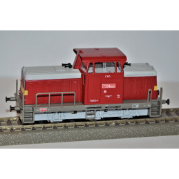 ČSD T334.0013 locomotive, red, new drive, H0 digital