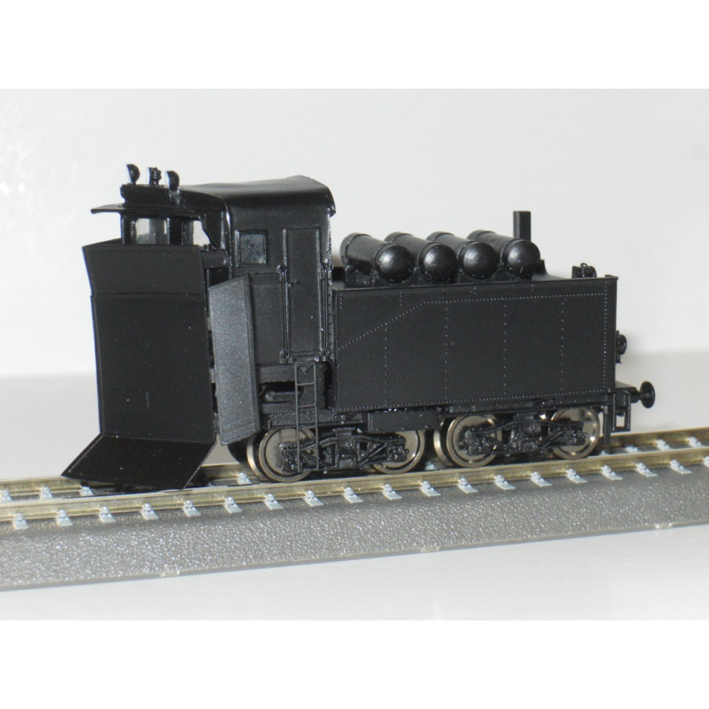 PRAGOMODEL  snow plow created by converting a BR 38 steam locomotive tender, 3rd-4th edition.    TT