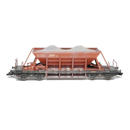 SDV  4-axle self-unloading wagon Facc/Sav 10 type 2-220 ČSD, TT model kit