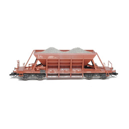 SDV  4-axle self-unloading wagon Facc/Sav 10 type 2-220 ČSD, TT model kit
