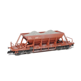 SDV  4-axle self-unloading wagon Facc/Sav 10 type 2-220 ČSD, TT model kit