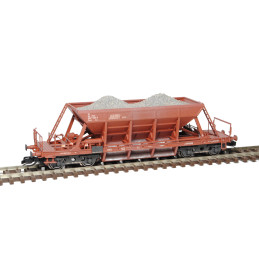 SDV  4-axle self-unloading wagon Facc/Sav 10 type 2-220 ČSD, TT model kit