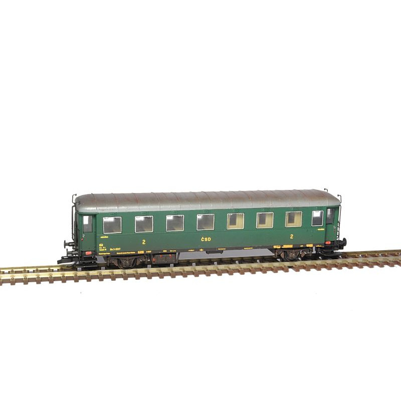 SDV  Be "Rybák" ČSD passenger car, 8 windows, kit   TT