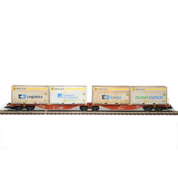 SDV Container Car Sggrss 55 ČDC, 6th edition, kit    TT
