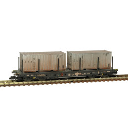 SDV Flatcar Smmp 10 ČSD,  4th series, kit    TT