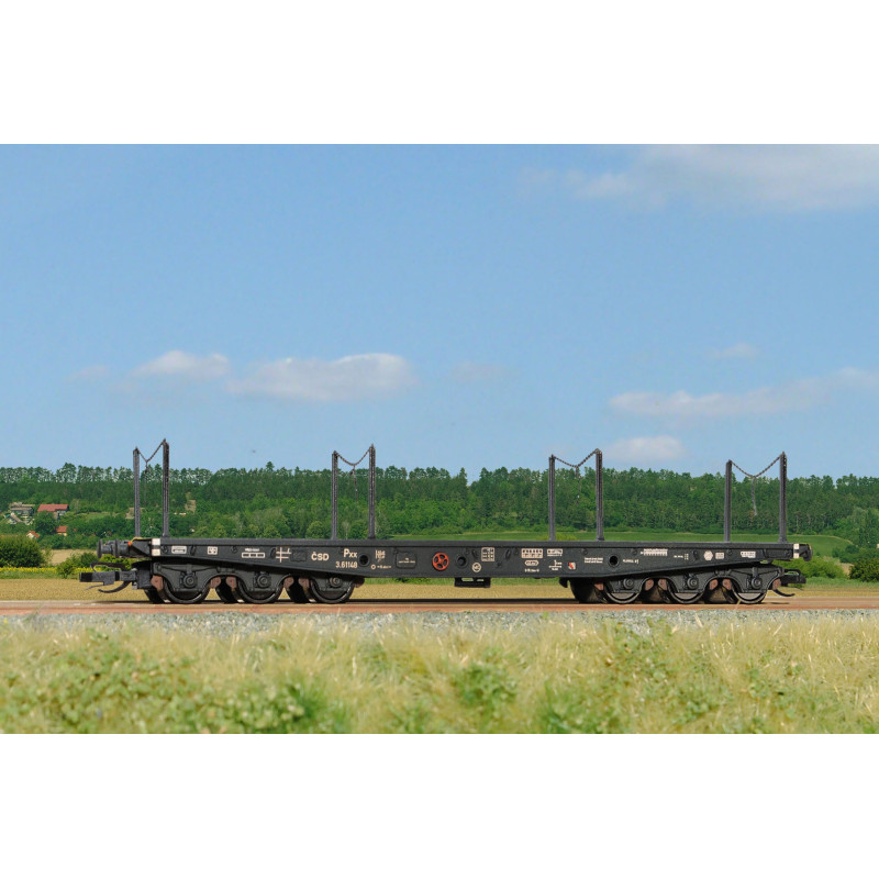 SDV  Sammp/Pxx 10 ČSD flatcar, 4th series, kit    TT