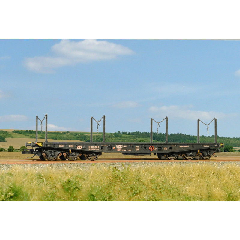 SDV Sammp 10 ČD/ČDC flatcar, 5th - 6th series, kit    TT