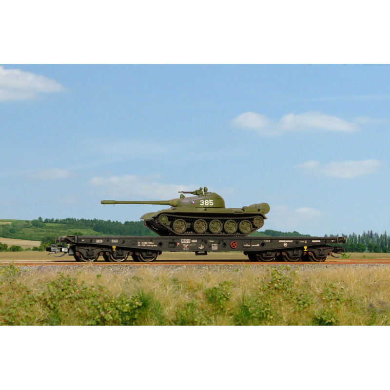 SDV Sammp 10 flatbed truck with ČSD T-54/55 tank, 4th edition, kit    TT
