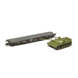 SDV Sammp 10 flatbed truck with ČSD T-54/55 tank, 4th edition, kit    TT