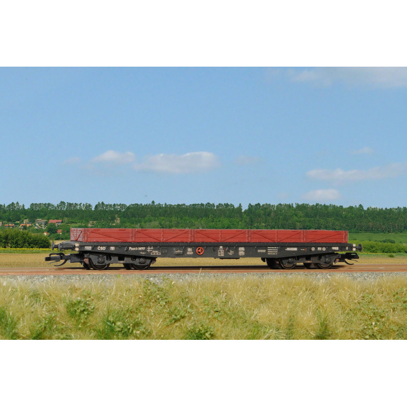 SDV Low-sided wagon Rlmm/Paon 10 ČSD, 3rd and 4th series, kit    TT