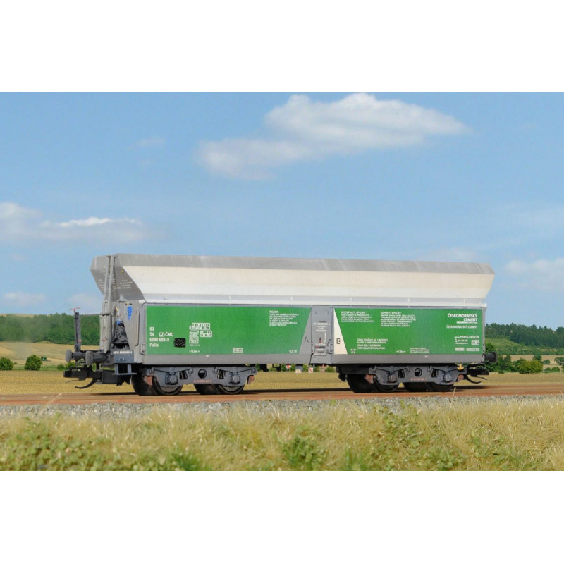 SDV  Self-unloading wagon Falls 11 Českomoravský cement, 5th - 6th series, kit    TT