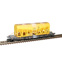 SDV Paoj 10 container wagon with POSISTA ČSD superstructure, 3rd edition, kit    TT