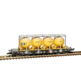 SDV Paoj 10 ČSD container wagon, 3rd and 4th series, kit    TT