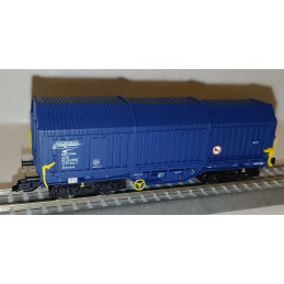 ROCO  set of 2 Shimmns ZSSK telescopic covered wagons, 6th series TT