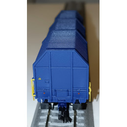 ROCO  set of 2 Shimmns ZSSK telescopic covered wagons, 6th series TT