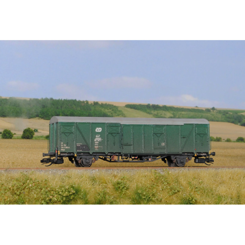 SDV  Covered express freight car Gbqs 12 ČD, 5th - 6th series, kit    TT