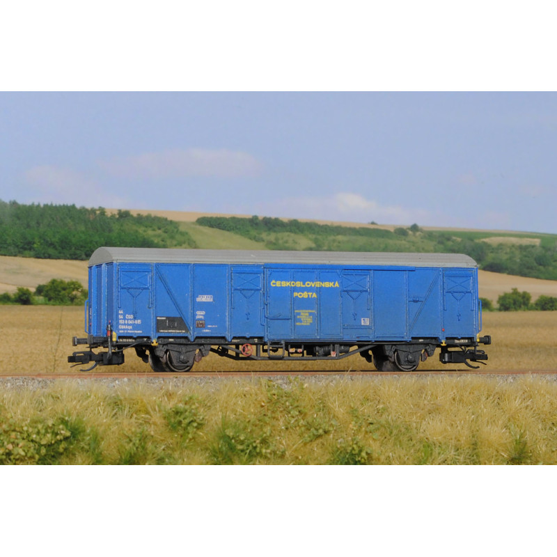 SDV  Covered wagon Gbkkqs 12 ČSD, 4th series, kit    TT