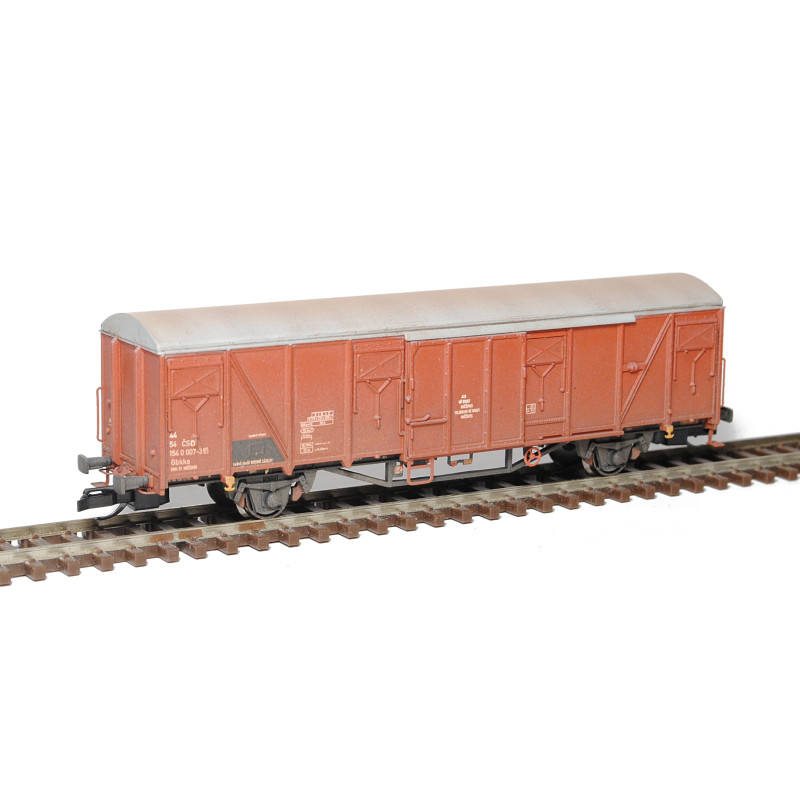 SDV  Covered wagon Gbkks 12 ČSD, ČD, AČR, 4th - 6th series, kit    TT