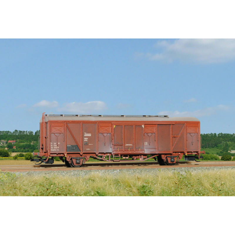 SDV  Covered wagon Gbgkks 12 ČSD, 4th series, kit    TT