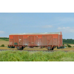 SDV  Covered wagon Gbgkks 12 ČSD, 4th series, kit    TT