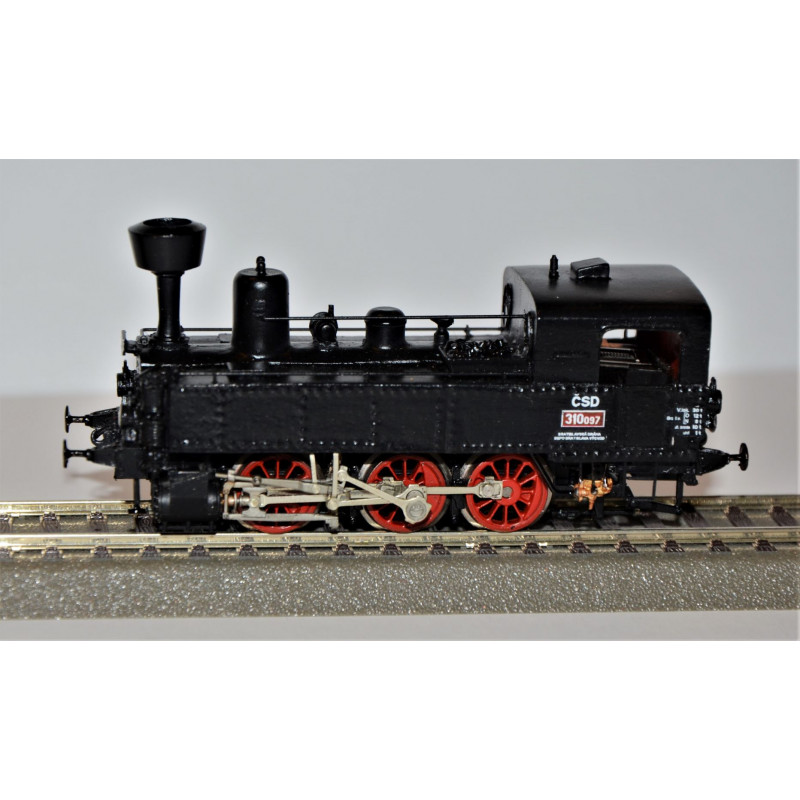 PRAGOMODEL Parní lokomotiva 310.0 ČSD "Kafemlejnek" analog H0