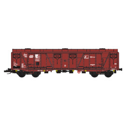 SDV Hadgs 11 ČD/ČDC covered wagon, 5th - 6th series, TT model kit