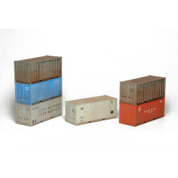 SDV  20´ containers ČSD, SŽD, PKP, BDŽ, kits   TT