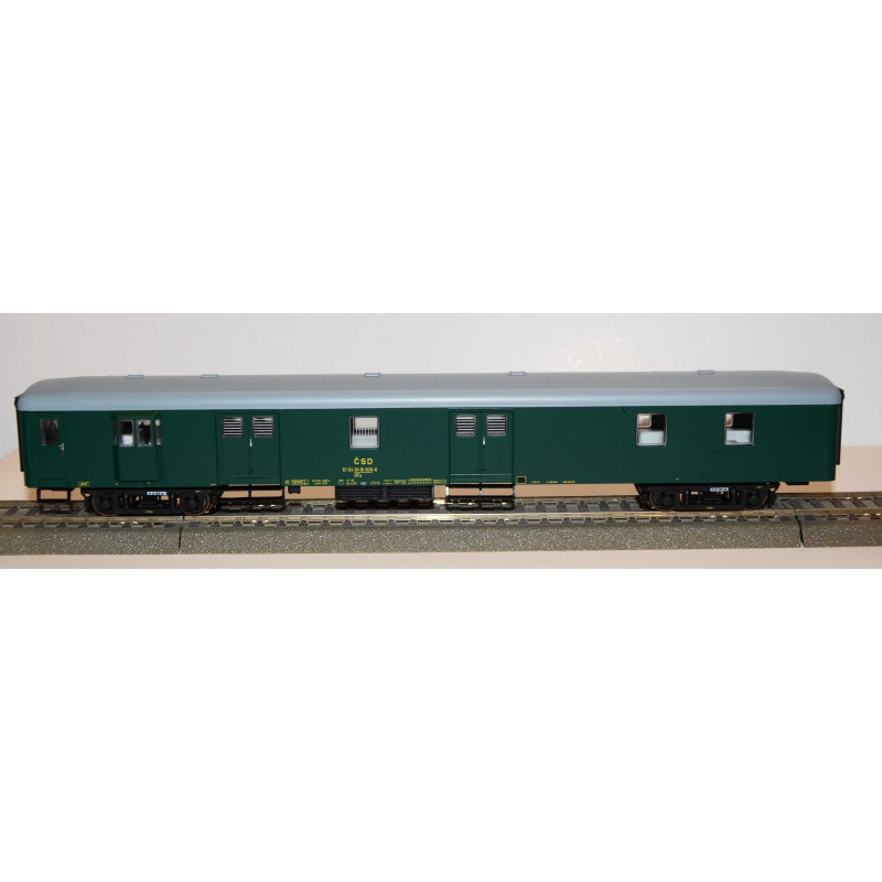 IGRA MODEL 4-axle service car with mail compartment DFa Plzeň, ep.IV  H0