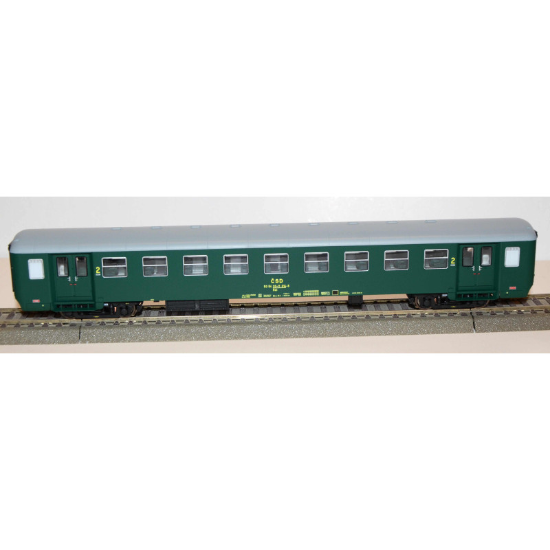 IGRA MODEL  4-axle passenger car Bai ČSD 8dv Prague 1, IV. ep.  H0