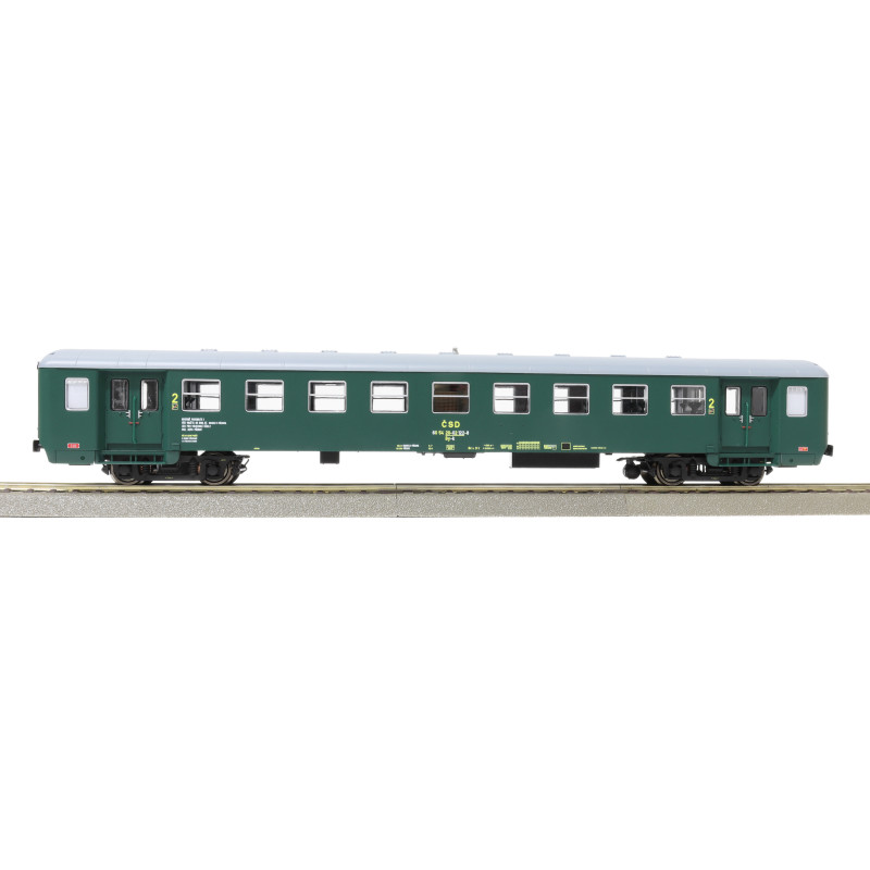 IGRA MODEL 4-axle passenger car By-k ČSD 8dv Přerov, IV. ep.  H0