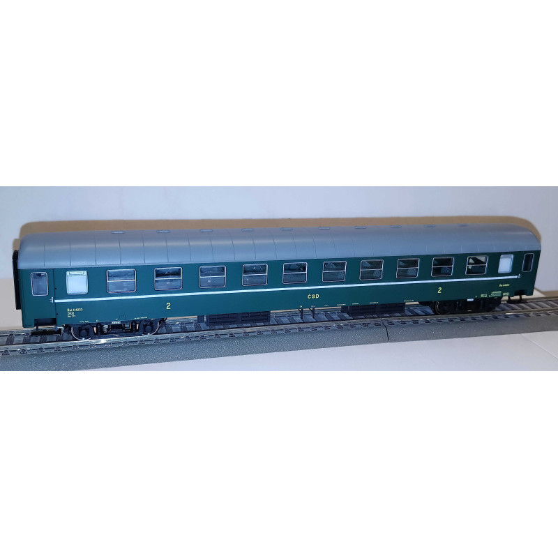 IGRA MODEL  4-axle ČSD Bai passenger car, Prague depot, car no.: 4-4233, III. era  H0